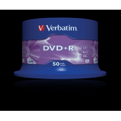 VERBATIM DVD+R 4.7GB X16 CAKE*50